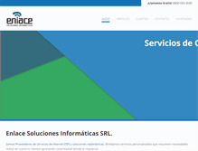 Tablet Screenshot of enlacesrl.com.ar